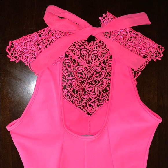 Lace Front Dress - Picture 2 of 4